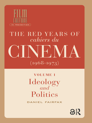 cover image of The Red Years of Cahiers du cinéma (1968-1973)